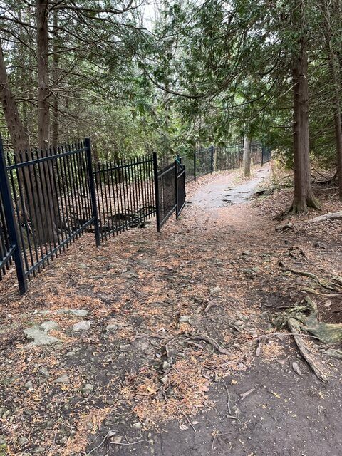 gate at Althea Crystal Retreat