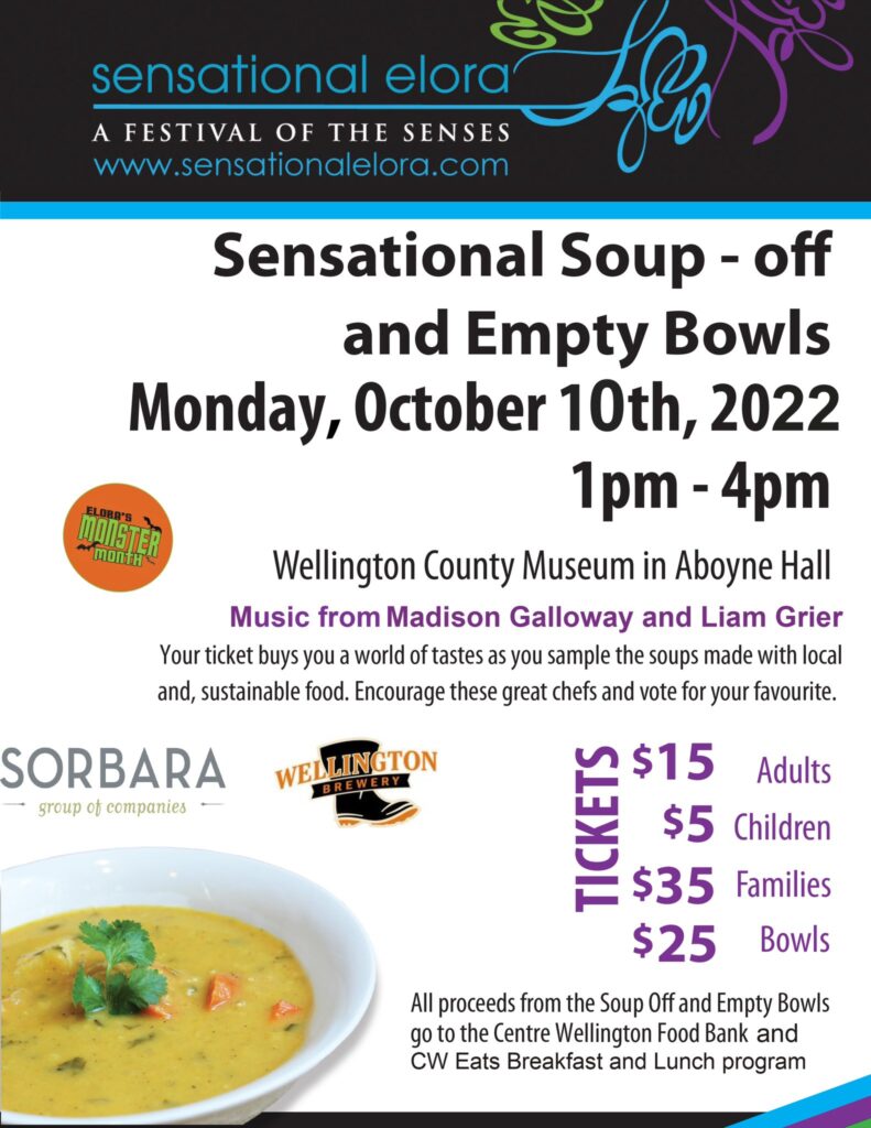 sensational soup-off and empty bowls